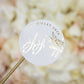 Eva - Sticker (lot de 15) - Stickers étiquettes - 4 cm - Lot de 15 - Luxe Carterie Studio