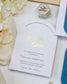 Eve - Faire - part - Sans enveloppe - Luxe Carterie Studio