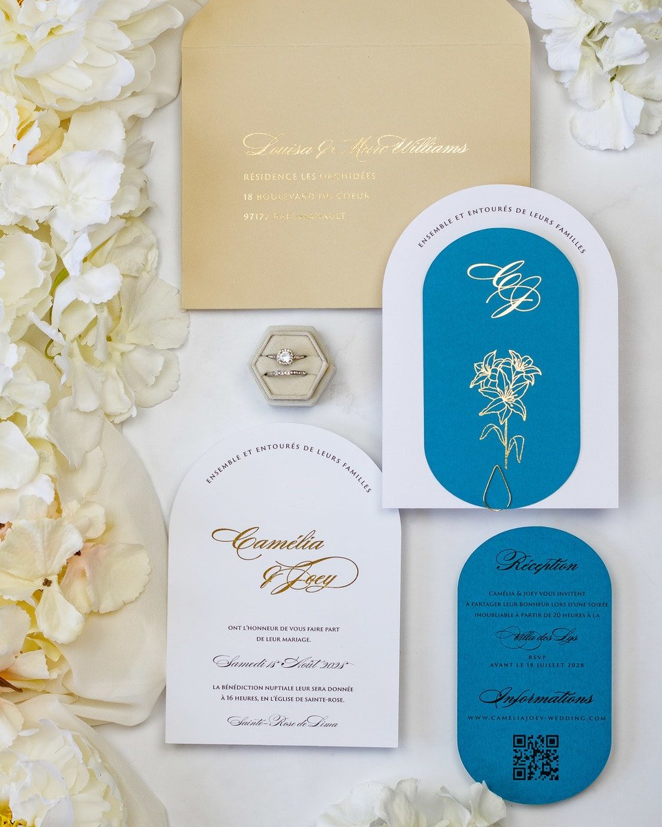 Eve - Echantillon - Faire - part - Luxe Carterie Studio