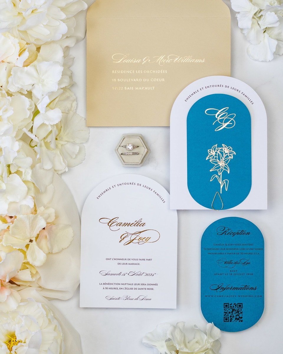 Eve - Echantillon - Faire - part - Luxe Carterie Studio