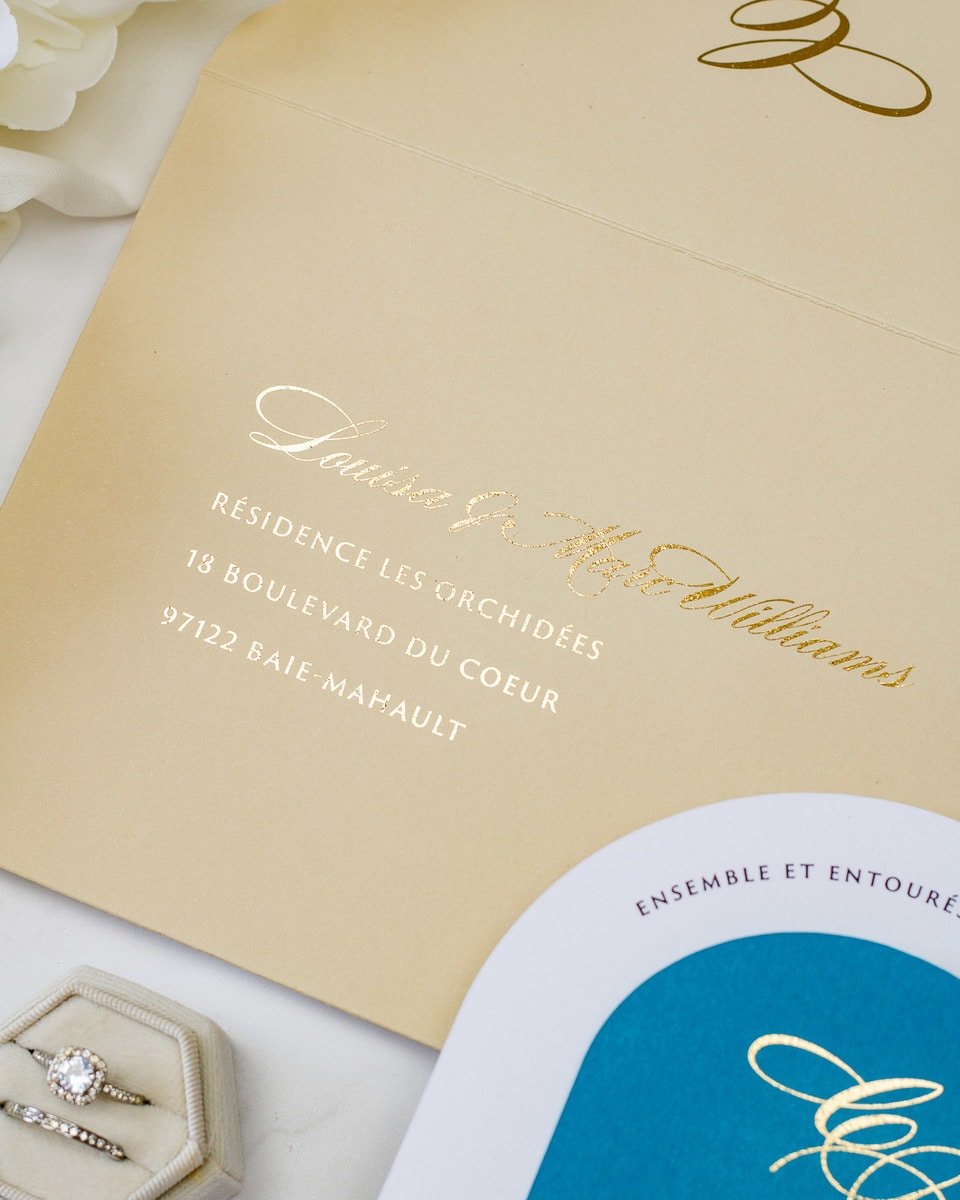 Eve - Echantillon - Faire - part - Luxe Carterie Studio
