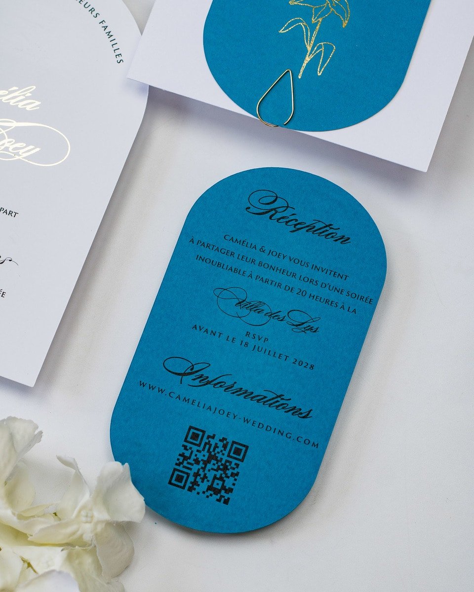 Eve - Echantillon - Faire - part - Luxe Carterie Studio