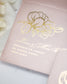 "Alamanda" - Faire-part de mariage chic, élégant et romantique avec dorure or - Wedding stationery - Création Luxe Carterie Studio