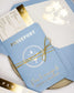 "Baya - Passeport" - Faire-part de mariage passeport, wedding destination, chic, original et romantique avec dorure or - Création Luxe Carterie Studio