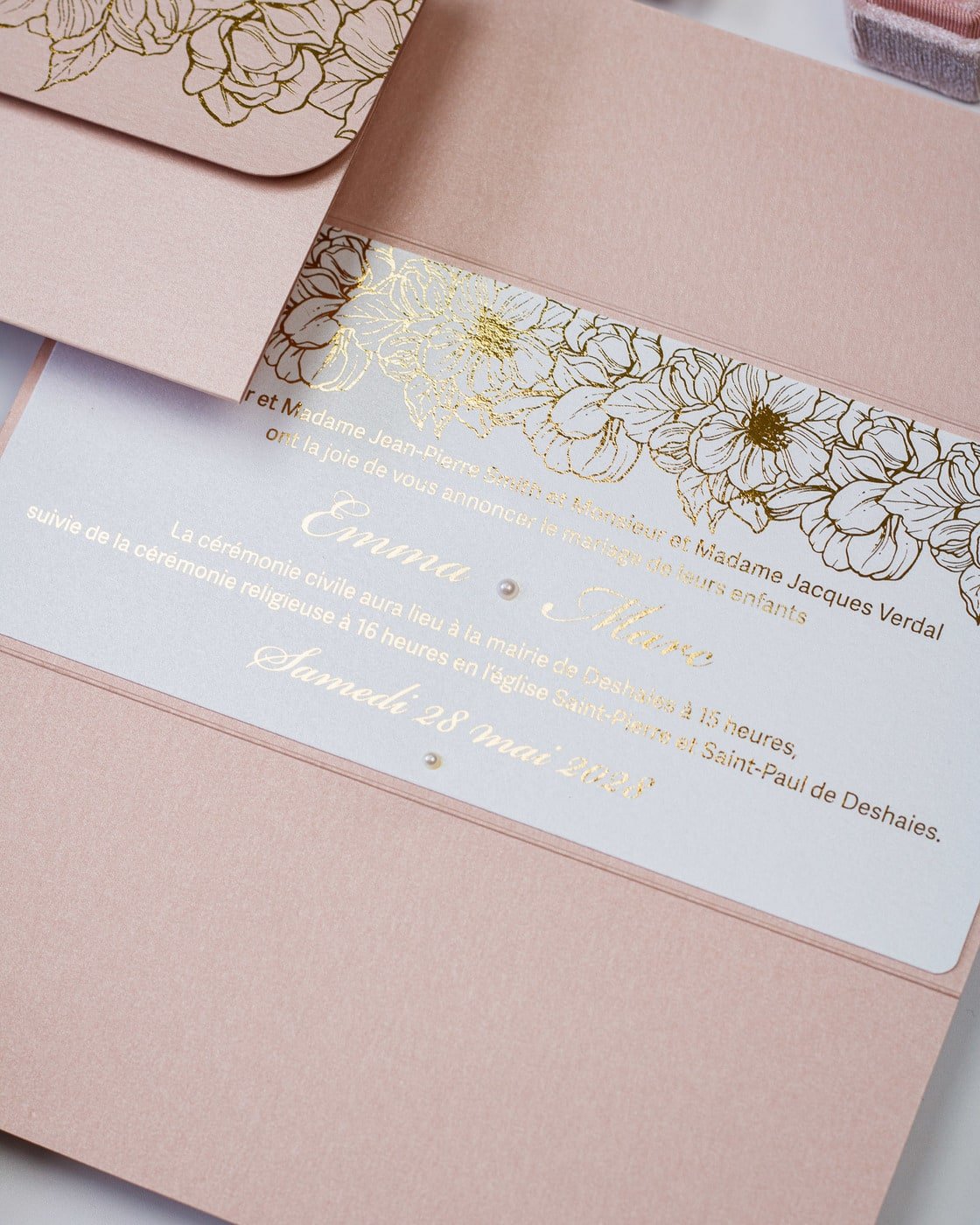 Fancy - Echantillon - Faire - part - Luxe Carterie Studio