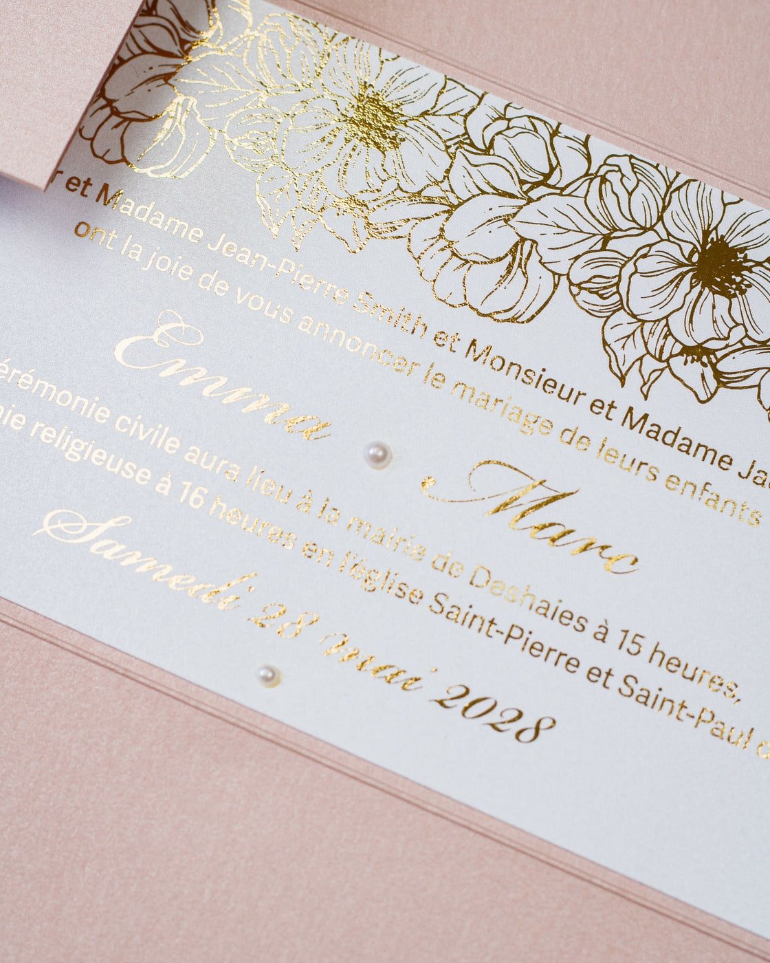Fancy - Echantillon - Faire - part - Luxe Carterie Studio