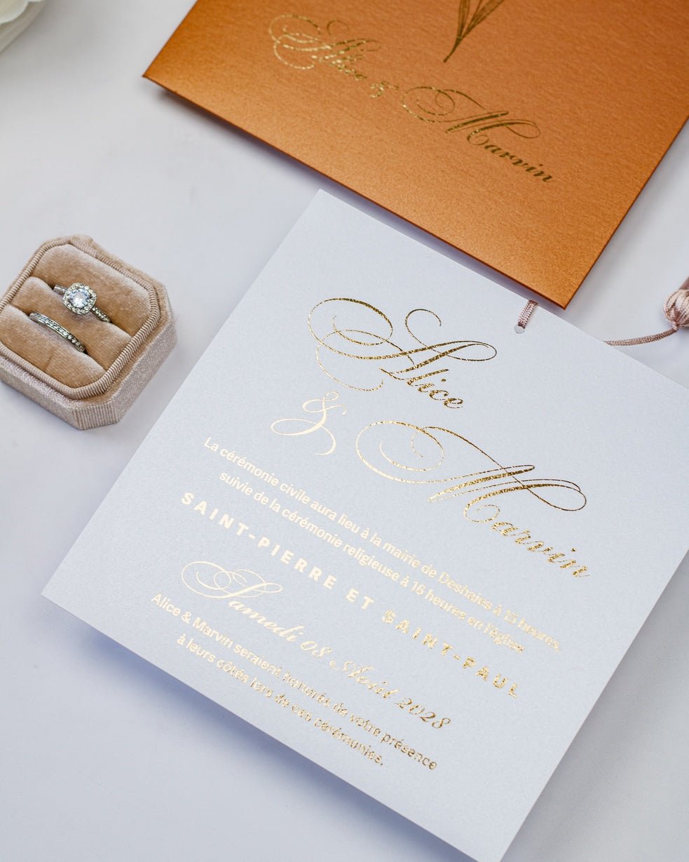 Farla - Echantillon - Faire - part - Luxe Carterie Studio