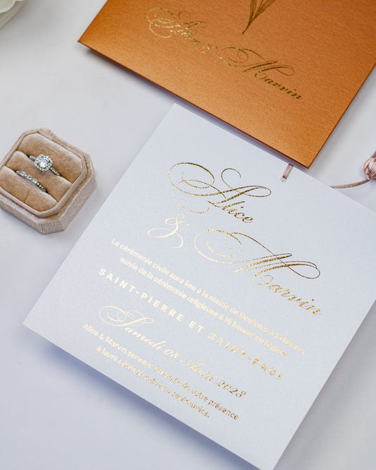 Farla - Echantillon - Faire - part - Luxe Carterie Studio