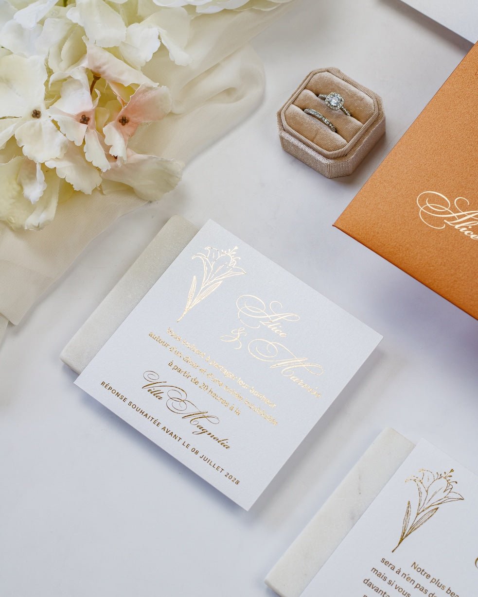 Farla - Echantillon - Faire - part - Luxe Carterie Studio