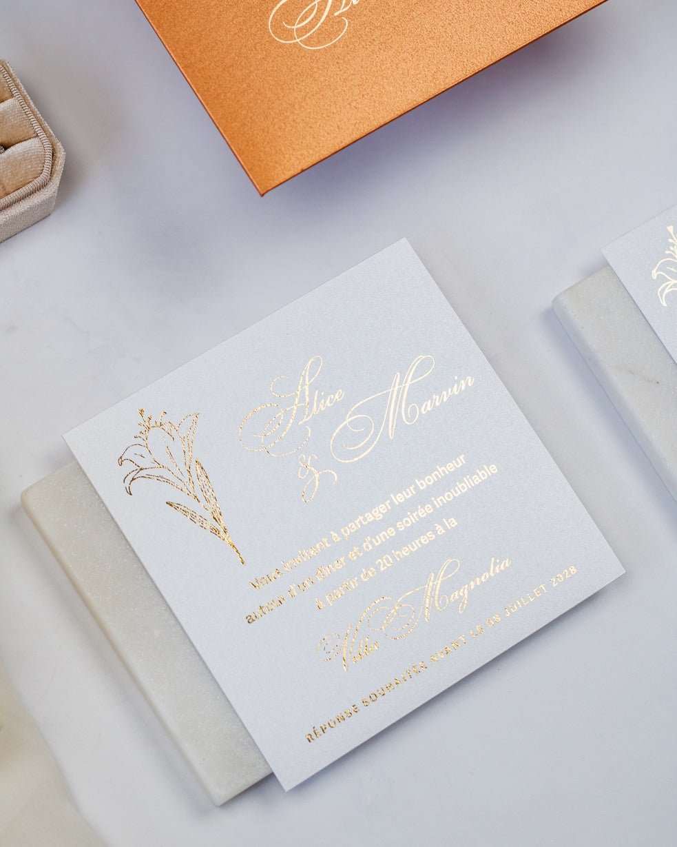 Farla - Echantillon - Faire - part - Luxe Carterie Studio