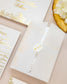 "Félicie" - Faire-part de mariage chic, élégant et romantique avec dorure or - Wedding stationery - Création Luxe Carterie Studio