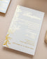 "Félicie" - Faire-part de mariage chic, élégant et romantique avec dorure or - Wedding stationery - Création Luxe Carterie Studio