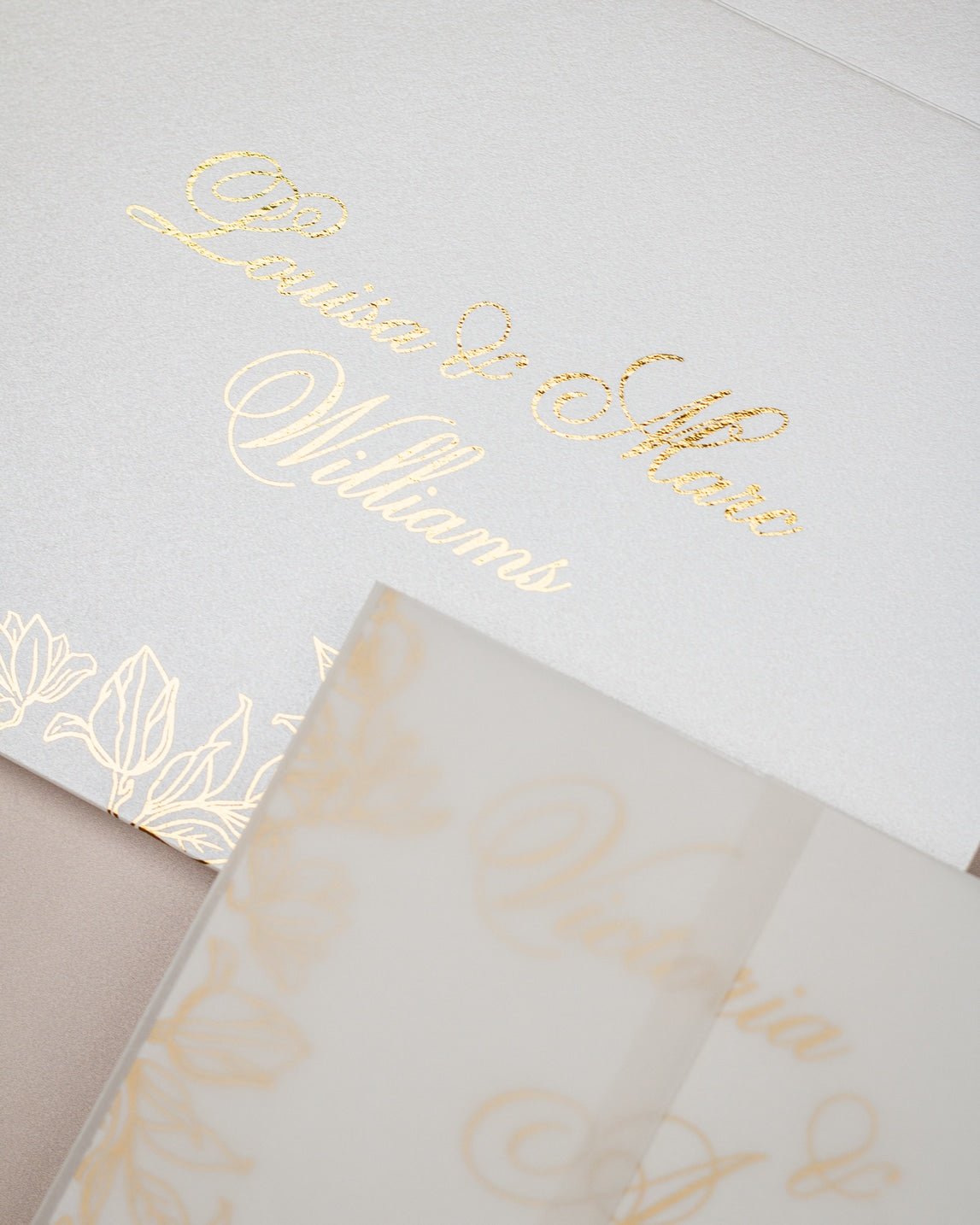 Félicie - Echantillon - Faire - part - Luxe Carterie Studio