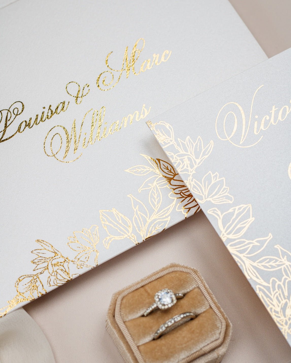 Félicie - Echantillon - Faire - part - Luxe Carterie Studio
