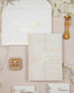 Félicie - Echantillon - Faire - part - Luxe Carterie Studio