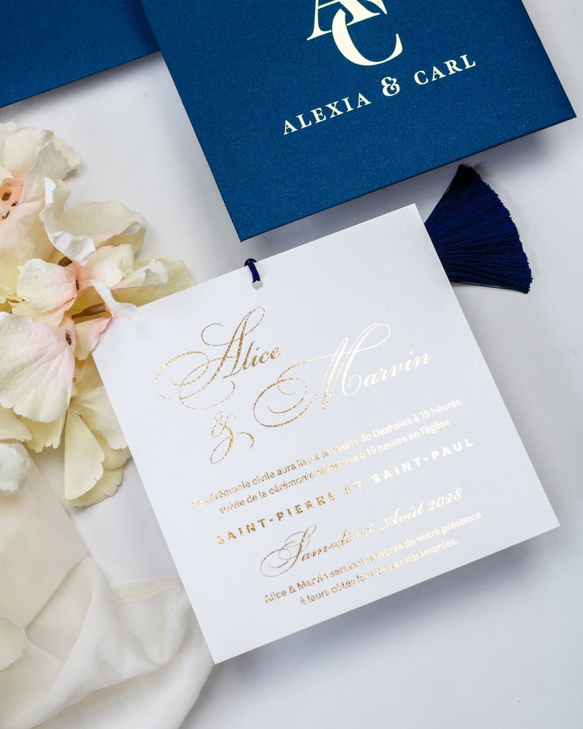 Fiona - Echantillon - Faire - part - Luxe Carterie Studio