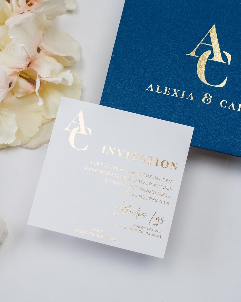 Fiona - Echantillon - Faire - part - Luxe Carterie Studio