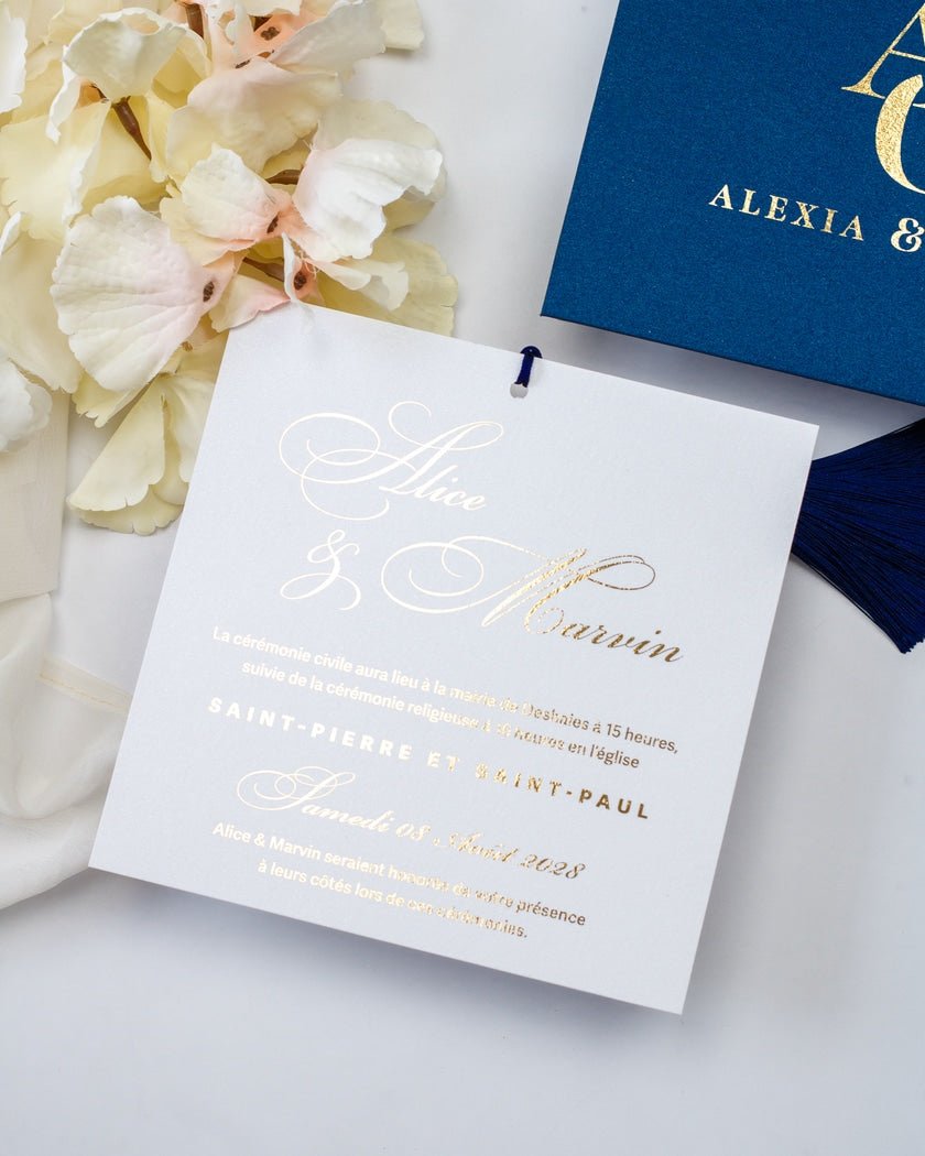 Fiona - Echantillon - Faire - part - Luxe Carterie Studio