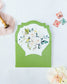FLEURINE - Enveloppe épaisse avec doublure fleurie - Enveloppe - 12 cm x 16.5 cm - Luxe Carterie Studio