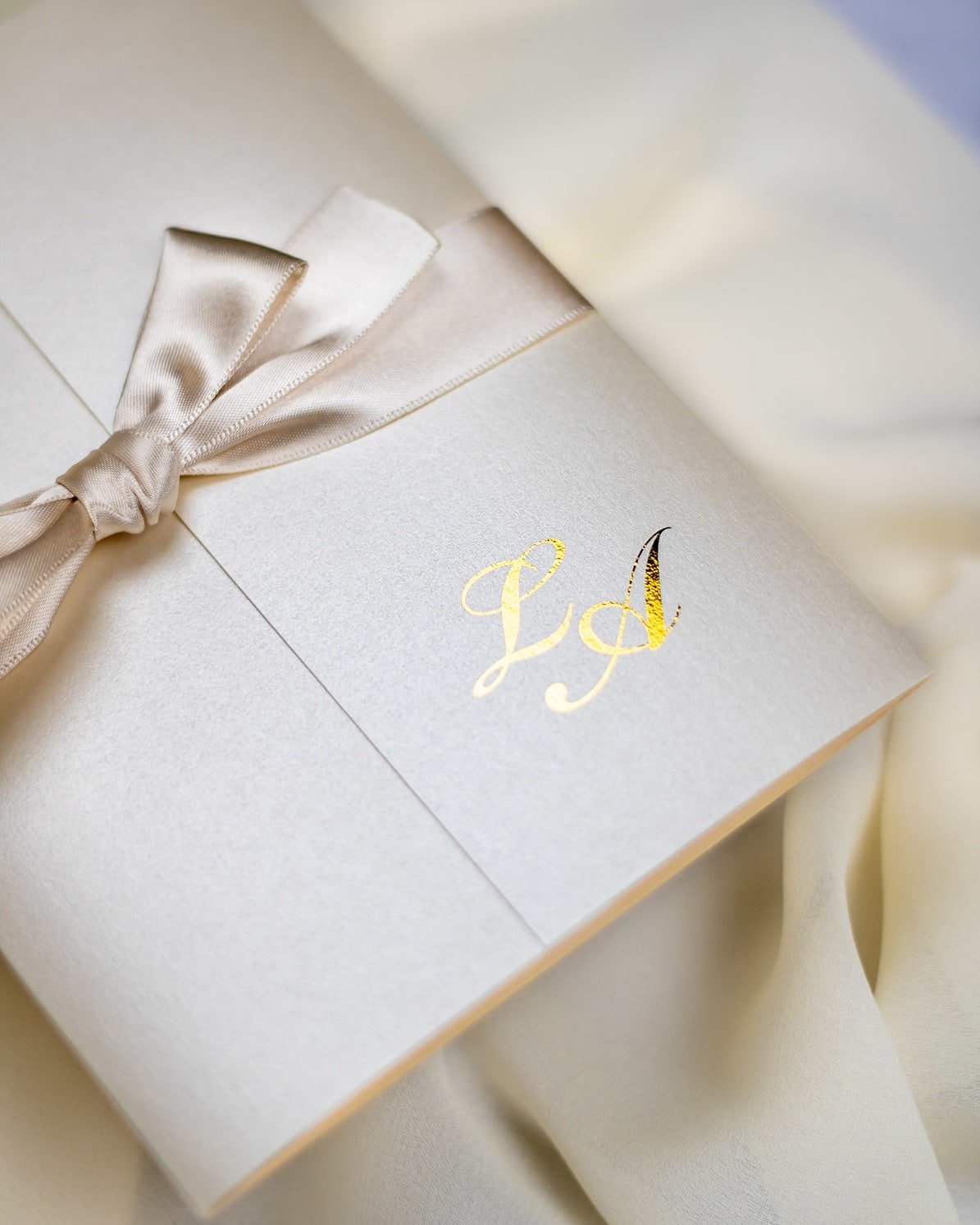 "Frany" - Faire-part de mariage chic, élégant et romantique avec dorure or - Wedding stationery - Création Luxe Carterie Studio