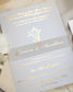 "Frany" - Faire-part de mariage chic, élégant et romantique avec dorure or - Wedding stationery - Création Luxe Carterie Studio