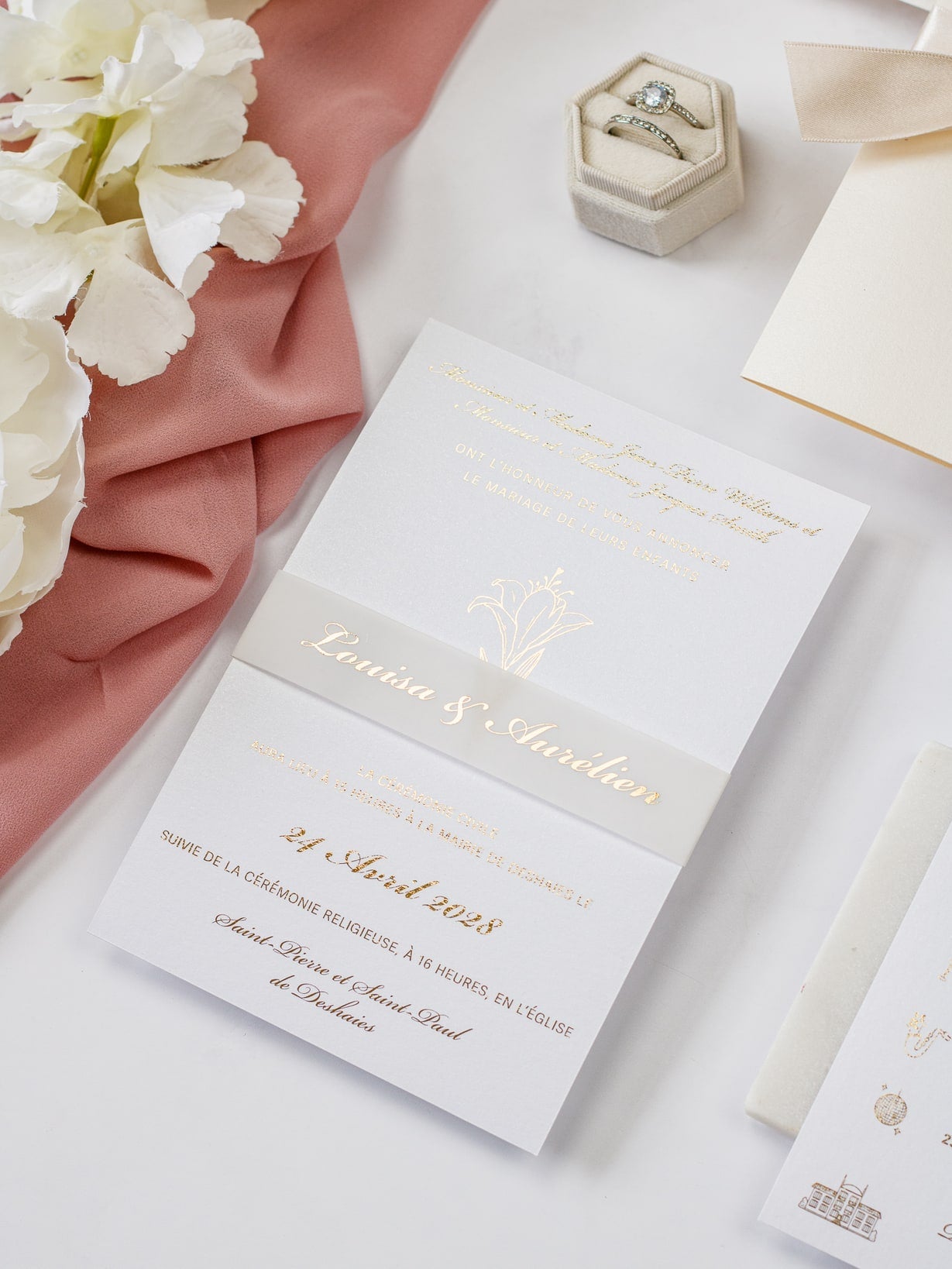 Frany - Echantillon - Faire - part - Luxe Carterie Studio