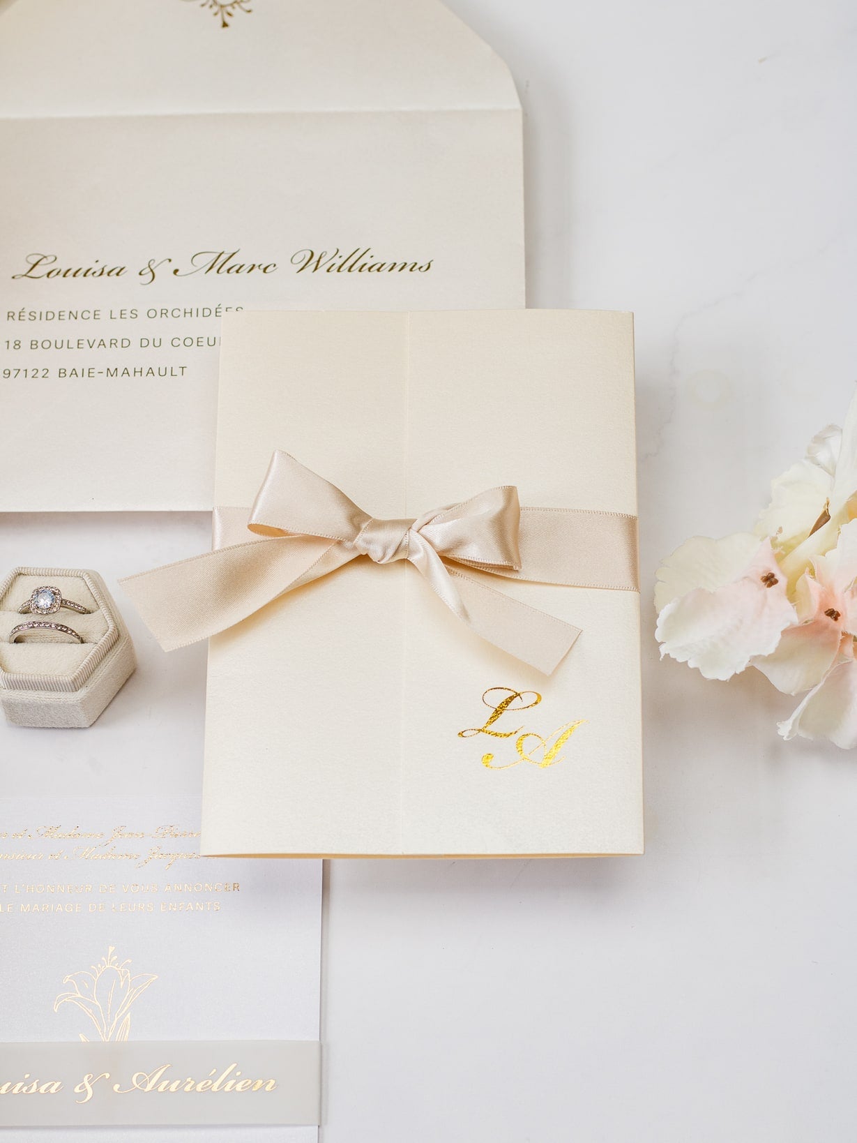 Frany - Echantillon - Faire - part - Luxe Carterie Studio