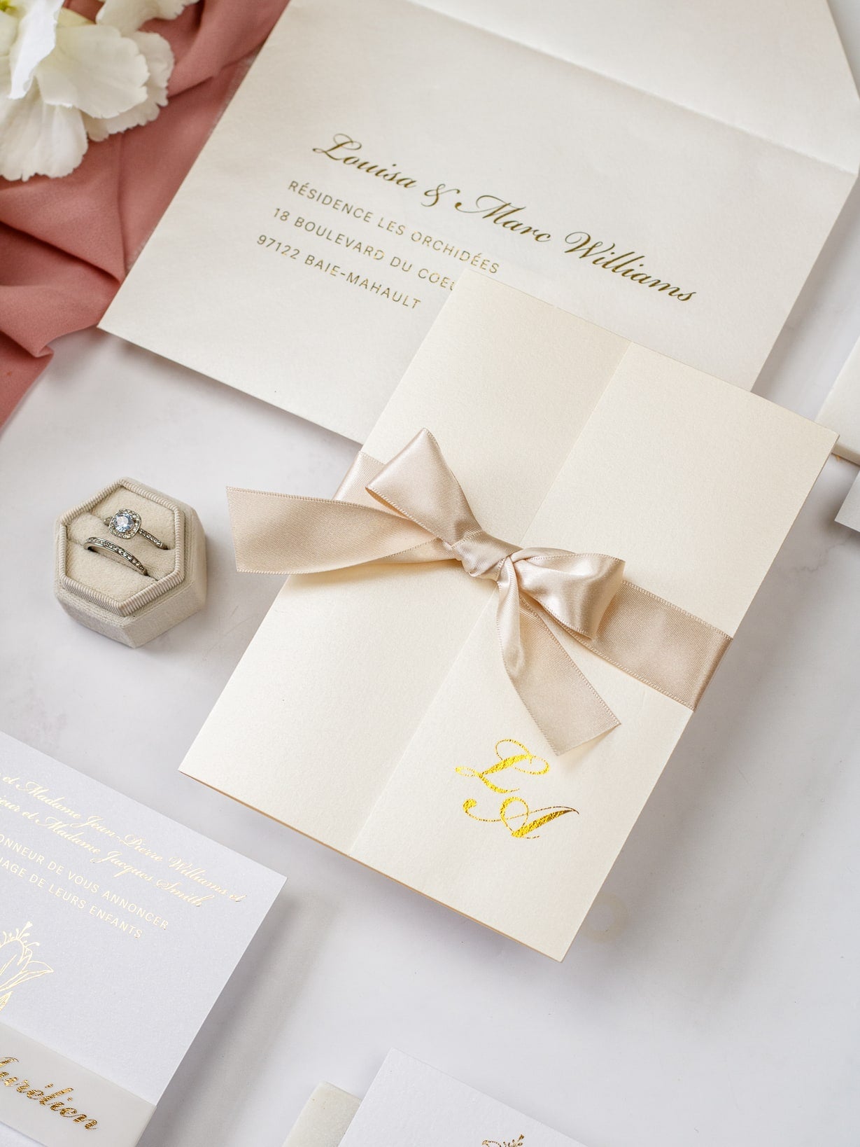 Frany - Echantillon - Faire - part - Luxe Carterie Studio