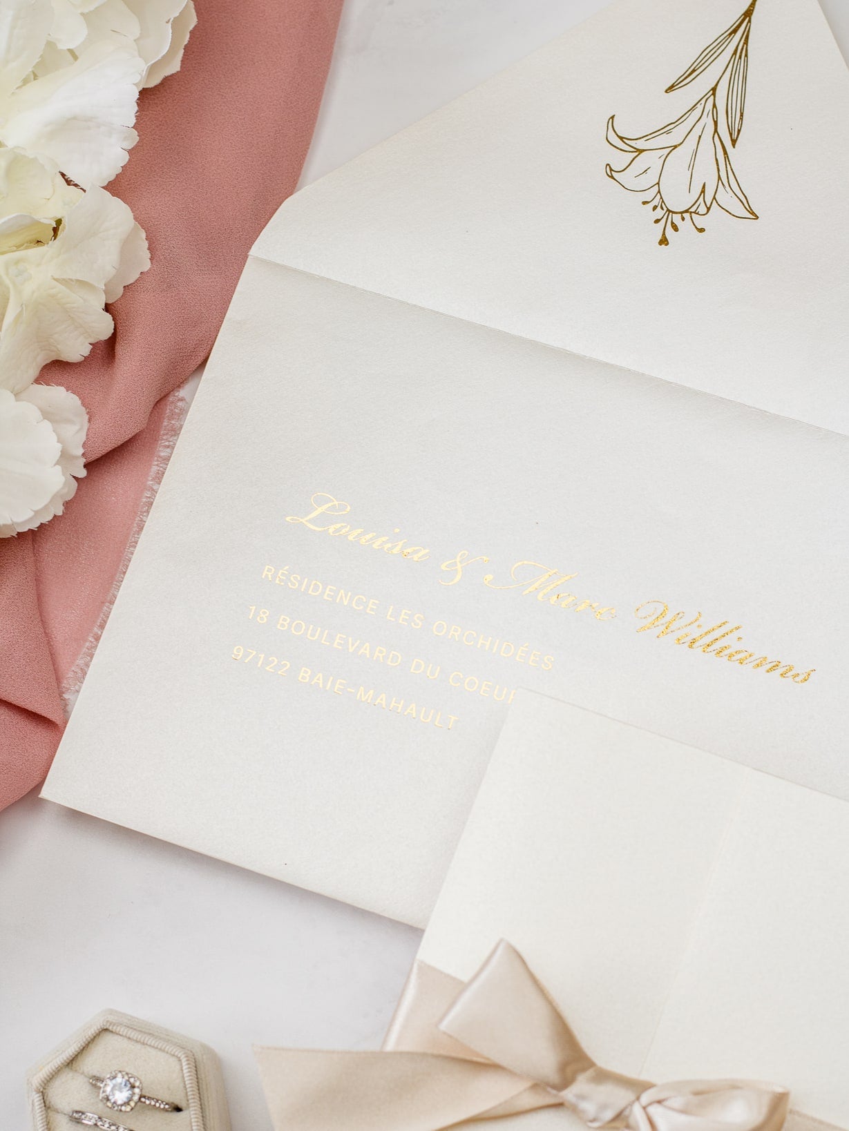 Frany - Echantillon - Faire - part - Luxe Carterie Studio