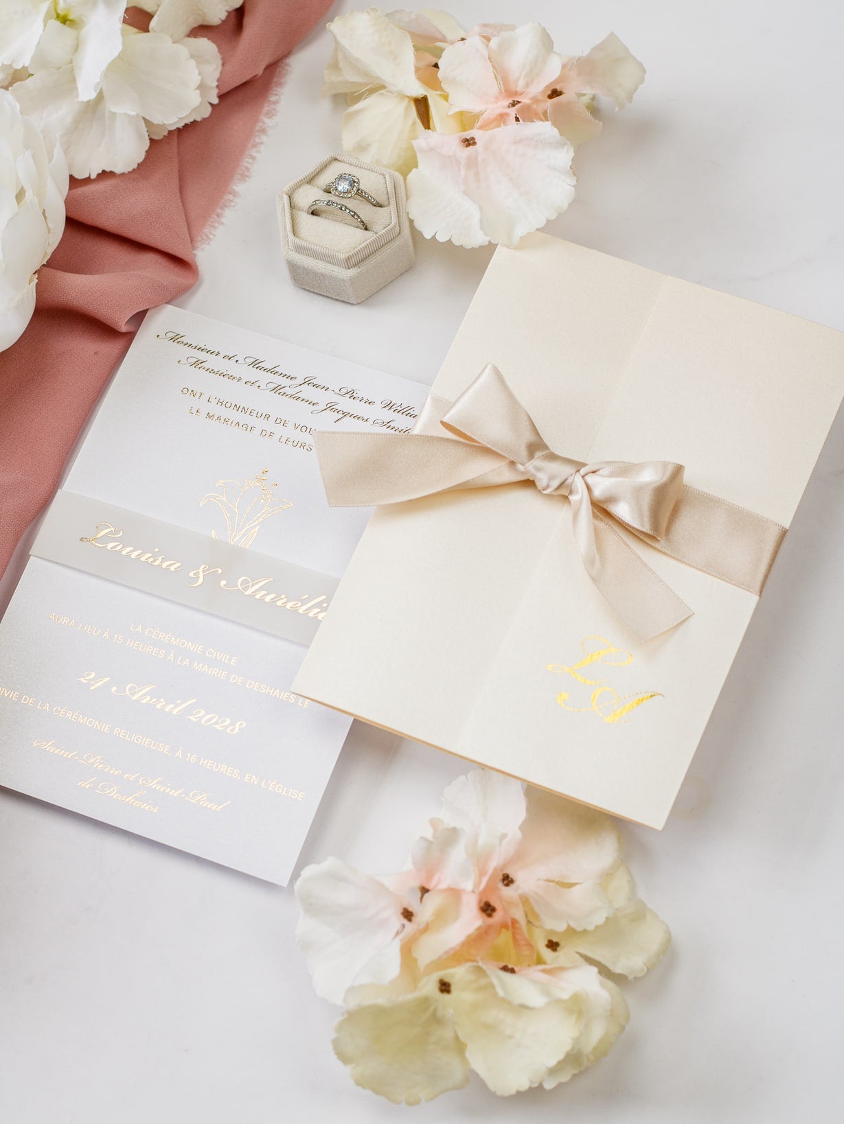 Frany - Echantillon - Faire - part - Luxe Carterie Studio