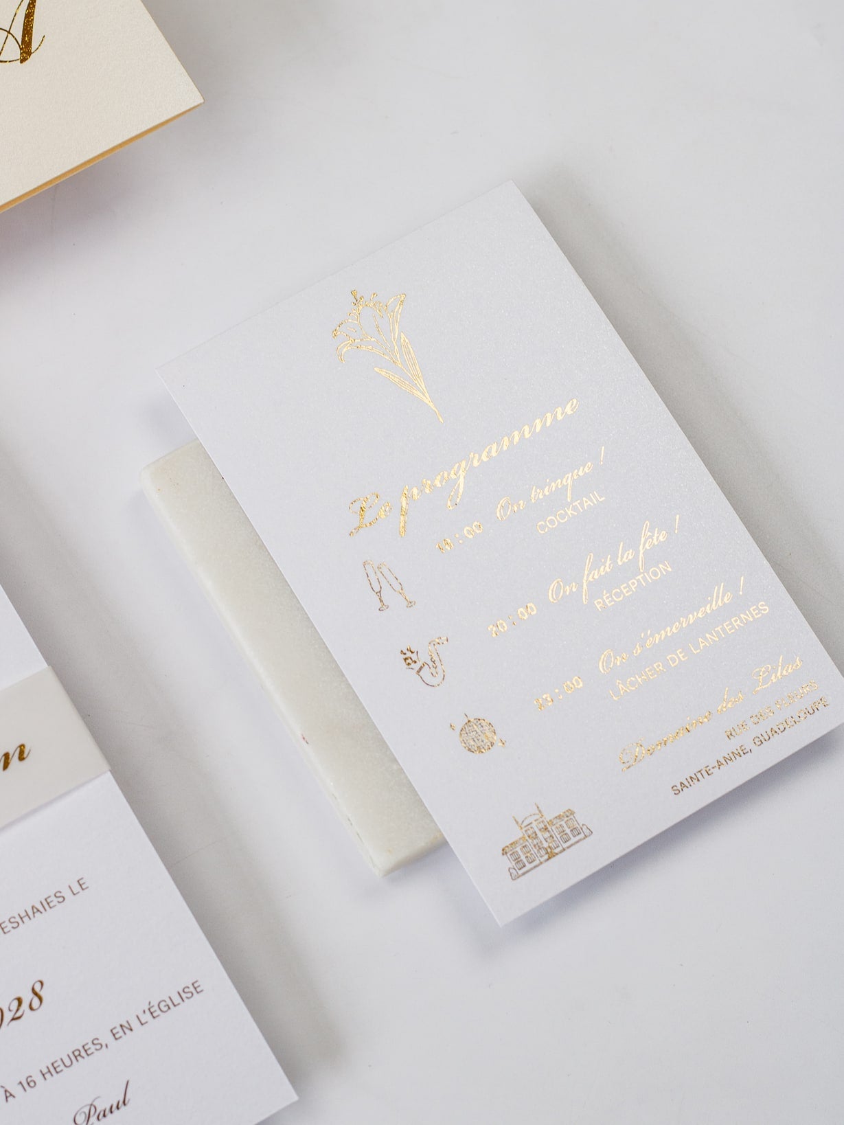 Frany - Echantillon - Faire - part - Luxe Carterie Studio