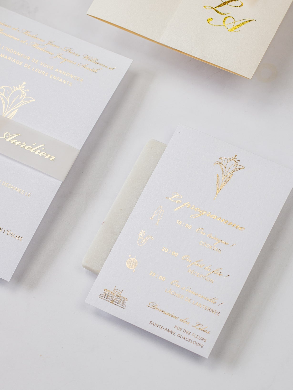Frany - Echantillon - Faire - part - Luxe Carterie Studio