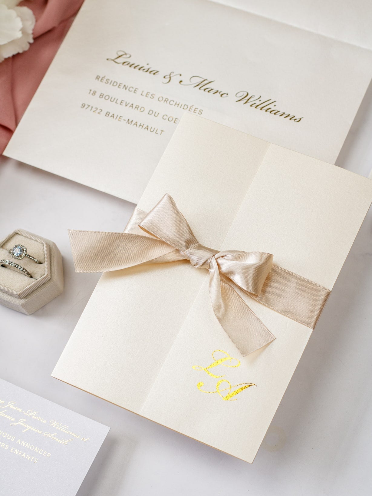 Frany - Echantillon - Faire - part - Luxe Carterie Studio