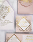 "Gabriella" - Faire-part de mariage chic, élégant et romantique avec dorure or - Wedding stationery - Création Luxe Carterie Studio