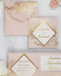 "Gabriella" - Faire-part de mariage chic, élégant et romantique avec dorure or - Wedding stationery - Création Luxe Carterie Studio