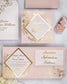 "Gabriella" - Faire-part de mariage chic, élégant et romantique avec dorure or - Wedding stationery - Création Luxe Carterie Studio