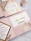 "Gabriella" - Faire-part de mariage chic, élégant et romantique avec dorure or - Wedding stationery - Création Luxe Carterie Studio