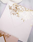 "Gabriella" - Faire-part de mariage chic, élégant et romantique avec dorure or - Wedding stationery - Création Luxe Carterie Studio