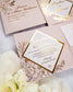 "Gabriella" - Faire-part de mariage chic, élégant et romantique avec dorure or - Wedding stationery - Création Luxe Carterie Studio