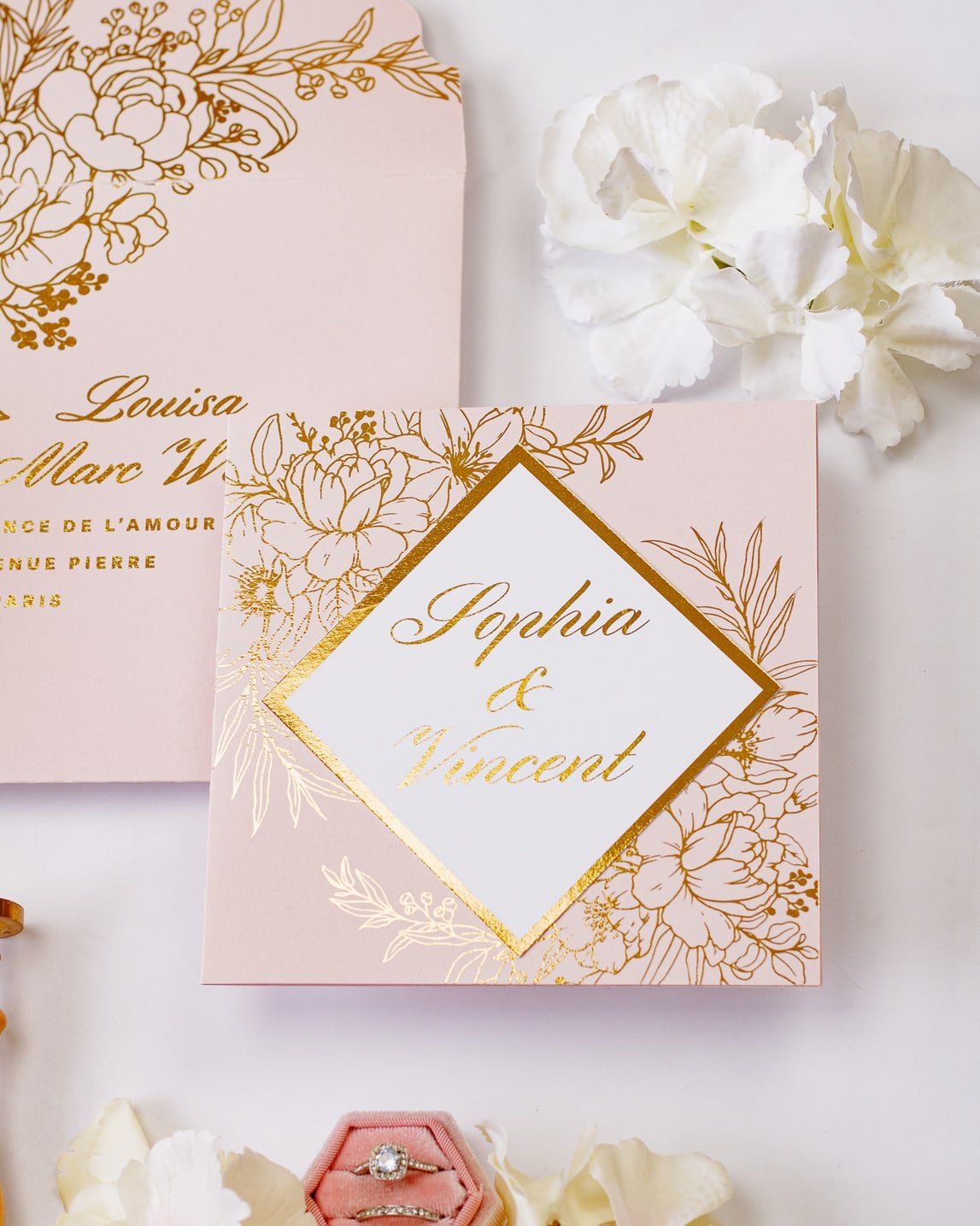 Gabriella - Echantillon - Faire - part - Luxe Carterie Studio
