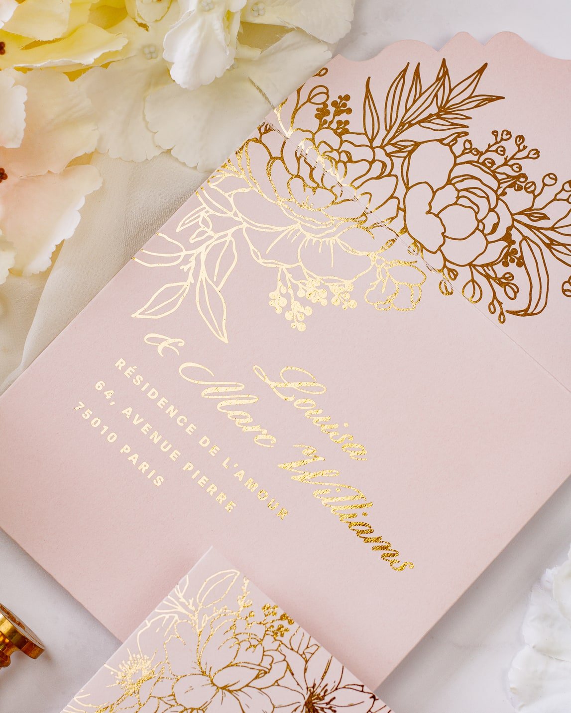 Gabriella - Echantillon - Faire - part - Luxe Carterie Studio