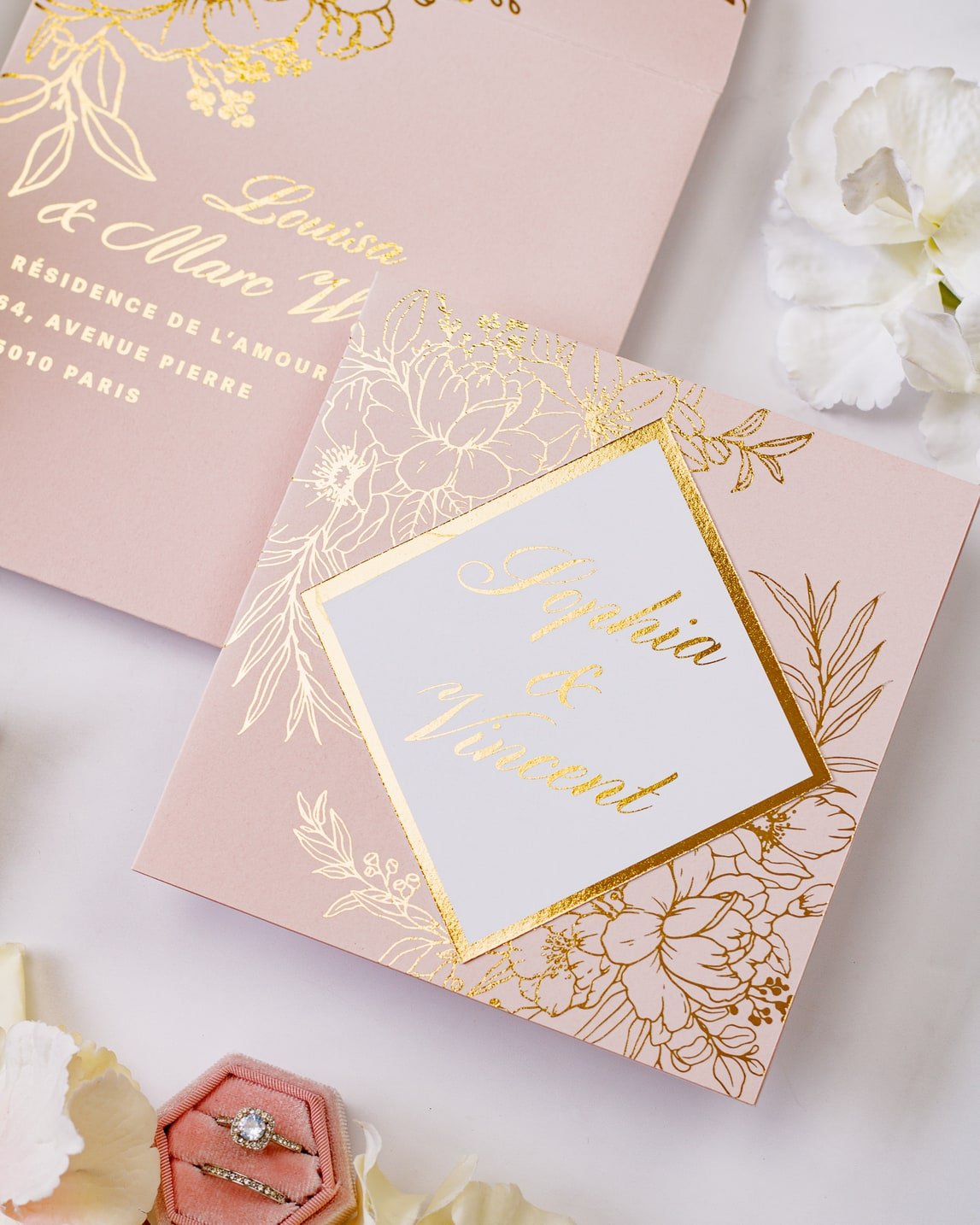 Gabriella - Echantillon - Faire - part - Luxe Carterie Studio