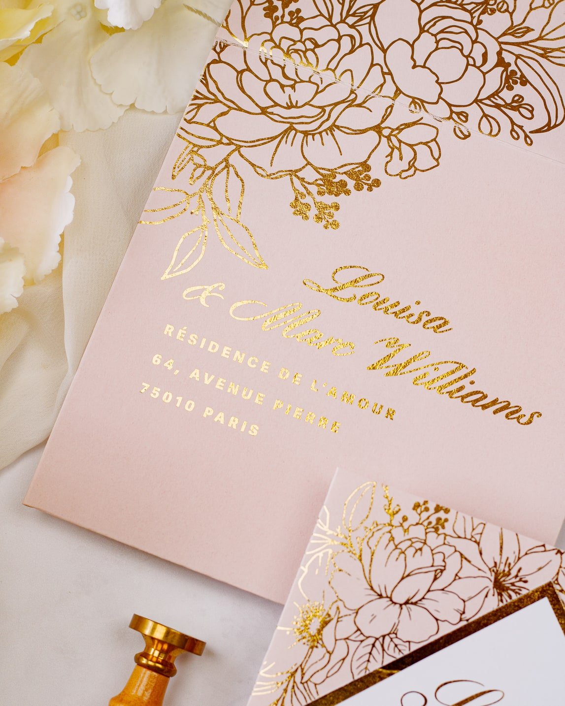 Gabriella - Echantillon - Faire - part - Luxe Carterie Studio