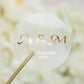 "Gina - Sticker" - Faire-part de mariage chic, élégant et romantique avec dorure or - Wedding stationery - Création Luxe Carterie Studio