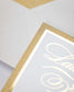 "Glamour" - Faire-part de mariage chic, élégant et romantique avec dorure or - Wedding stationery - Création Luxe Carterie Studio
