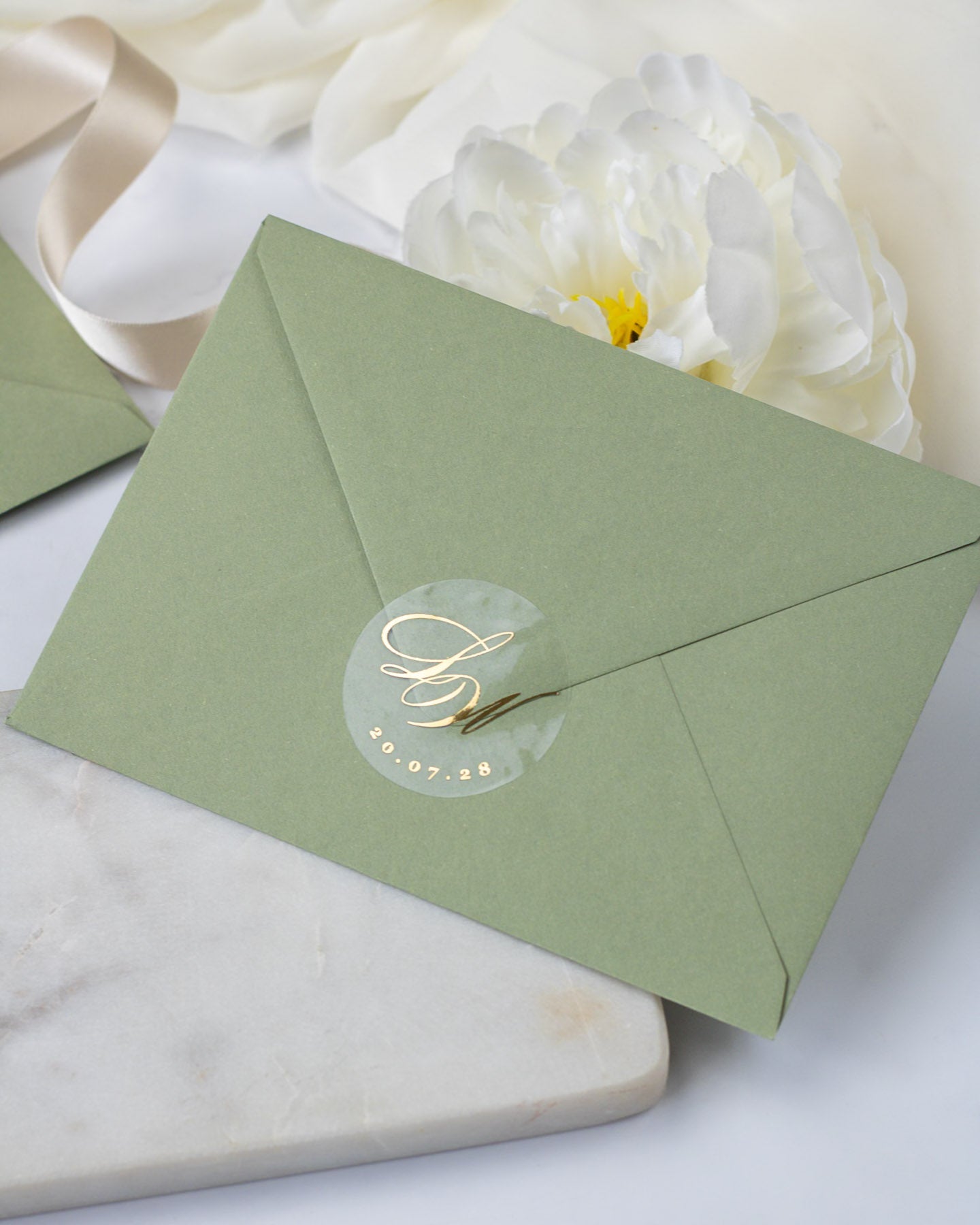 Glamour - Sticker (lot de 15) - Stickers étiquettes - 4 cm - Lot de 15 - Luxe Carterie Studio