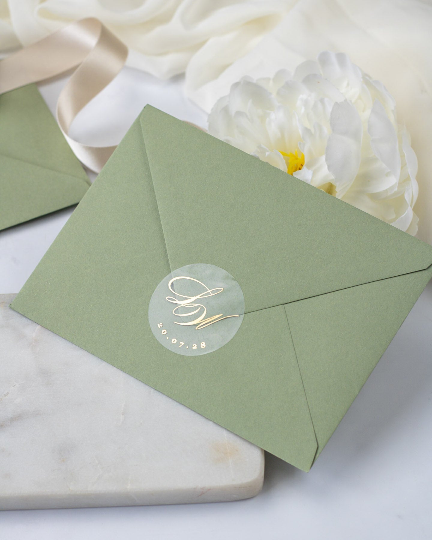 Glamour - Sticker (lot de 15) - Stickers étiquettes - 4 cm - Lot de 15 - Luxe Carterie Studio