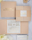 "Glitter" - Faire-part de mariage chic, élégant et romantique avec dorure or - Wedding stationery - Création Luxe Carterie Studio