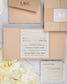"Glitter" - Faire-part de mariage chic, élégant et romantique avec dorure or - Wedding stationery - Création Luxe Carterie Studio