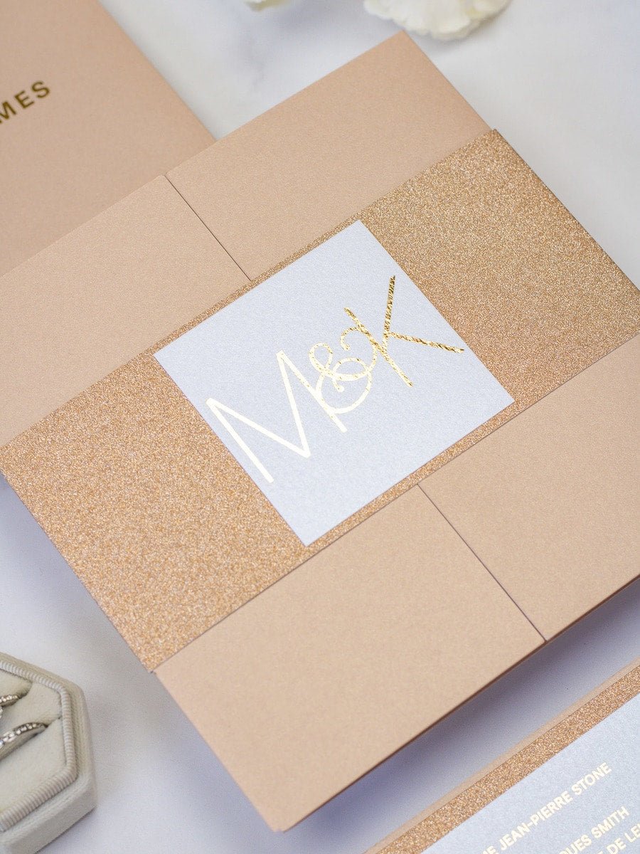 Glitter - Echantillon - Faire - part - Luxe Carterie Studio